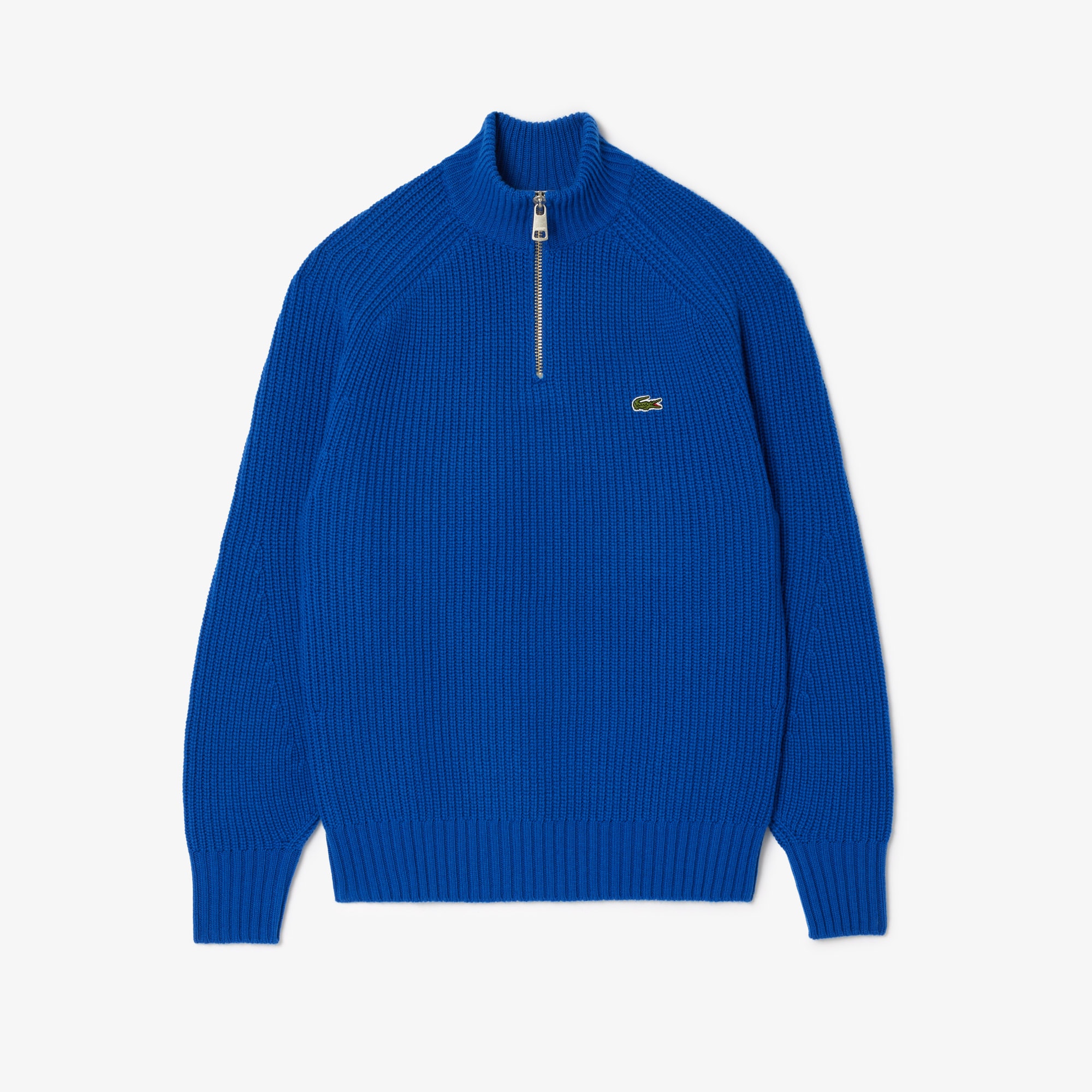 LACOSTE-[라코스테 공식] 남성 립 조직 반집업 풀오버 AH3134-54N HJM